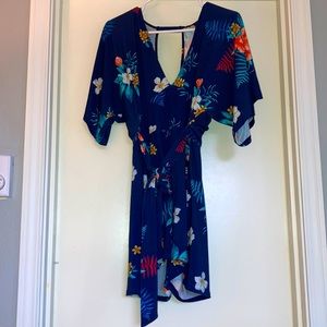 NWT EXPRESS floral romper!